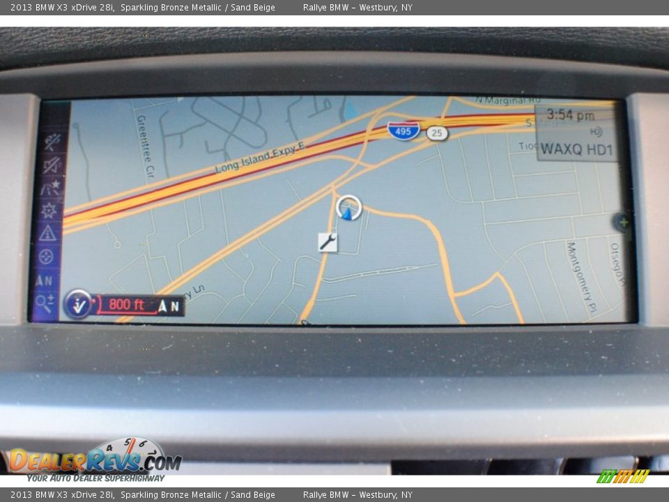 2013 BMW X3 xDrive 28i Sparkling Bronze Metallic / Sand Beige Photo #14