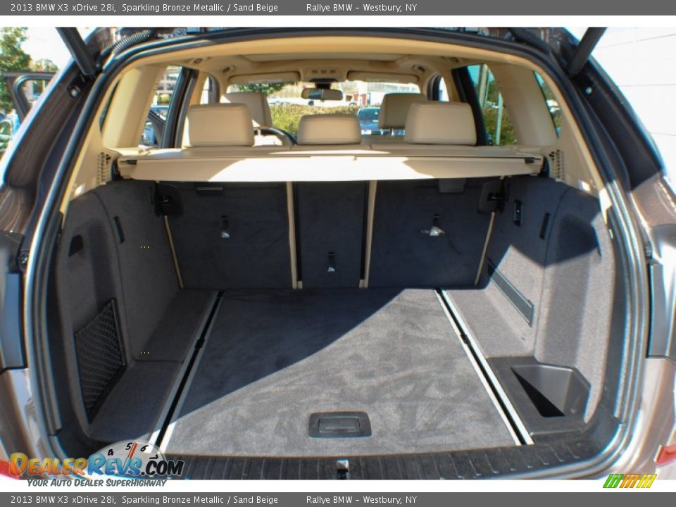 2013 BMW X3 xDrive 28i Sparkling Bronze Metallic / Sand Beige Photo #19