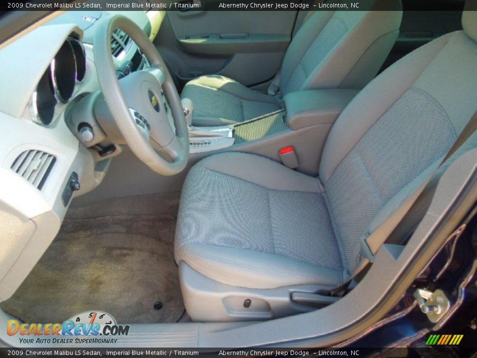 2009 Chevrolet Malibu LS Sedan Imperial Blue Metallic / Titanium Photo #8