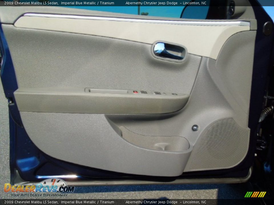 2009 Chevrolet Malibu LS Sedan Imperial Blue Metallic / Titanium Photo #10