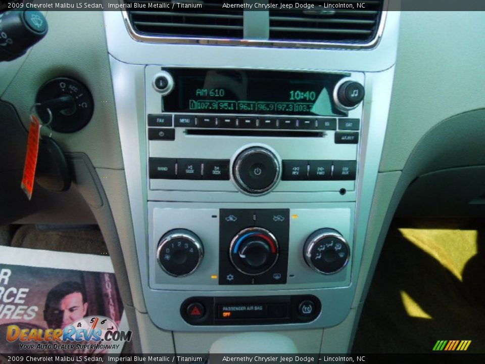2009 Chevrolet Malibu LS Sedan Imperial Blue Metallic / Titanium Photo #12
