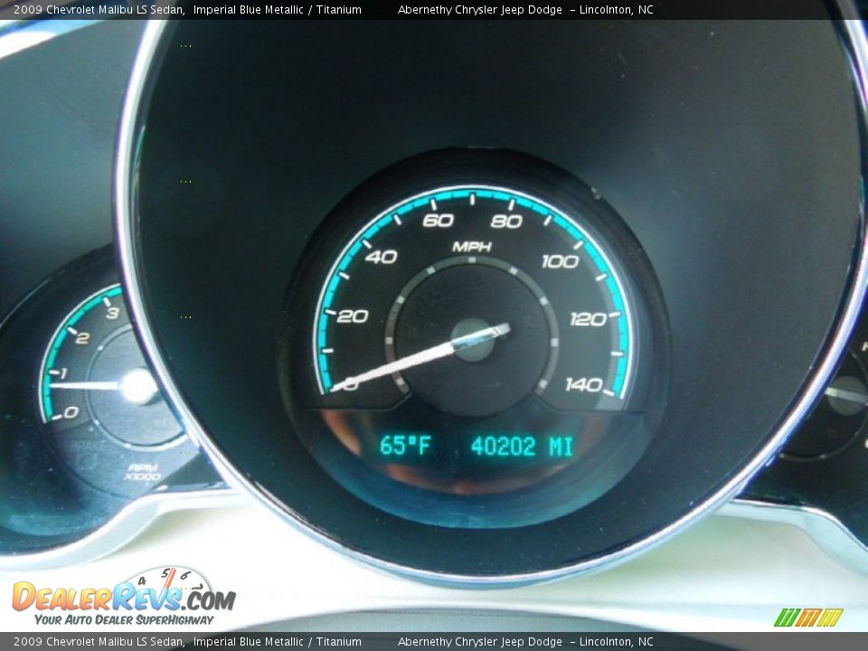 2009 Chevrolet Malibu LS Sedan Imperial Blue Metallic / Titanium Photo #14