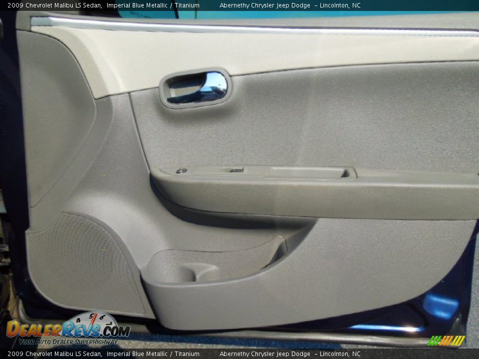 2009 Chevrolet Malibu LS Sedan Imperial Blue Metallic / Titanium Photo #22