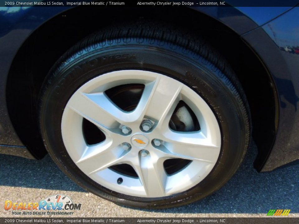 2009 Chevrolet Malibu LS Sedan Imperial Blue Metallic / Titanium Photo #23