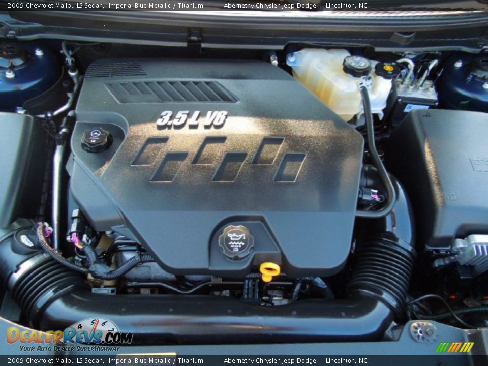 2009 Chevrolet Malibu LS Sedan Imperial Blue Metallic / Titanium Photo #24