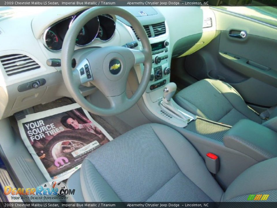 2009 Chevrolet Malibu LS Sedan Imperial Blue Metallic / Titanium Photo #25