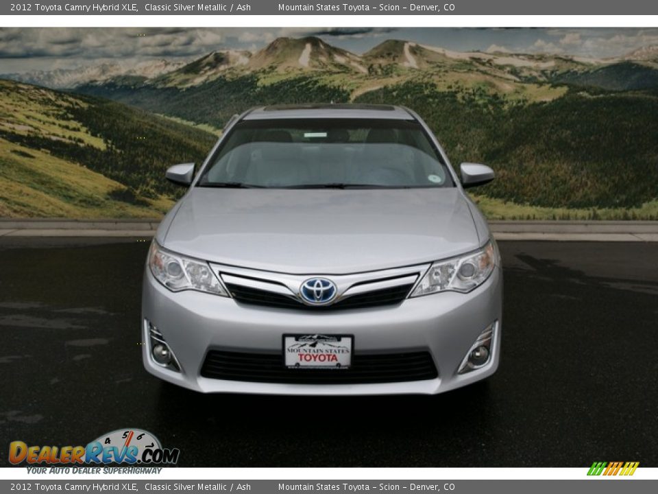 2012 Toyota Camry Hybrid XLE Classic Silver Metallic / Ash Photo #3