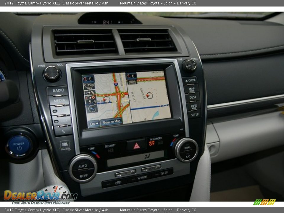 2012 Toyota Camry Hybrid XLE Classic Silver Metallic / Ash Photo #6