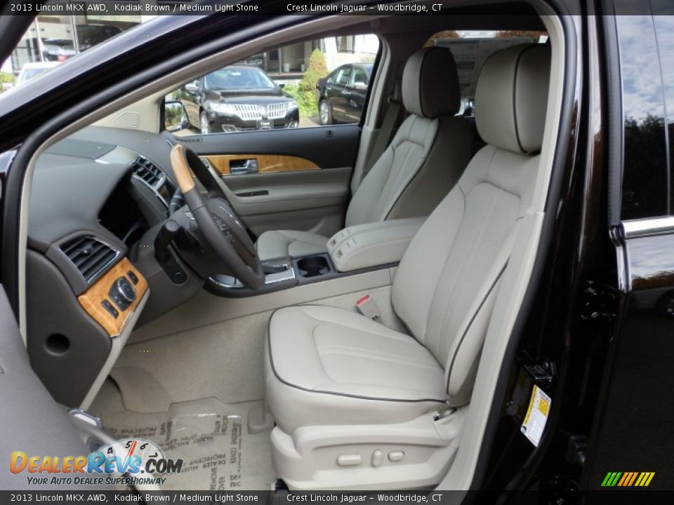 2013 Lincoln MKX AWD Kodiak Brown / Medium Light Stone Photo #9