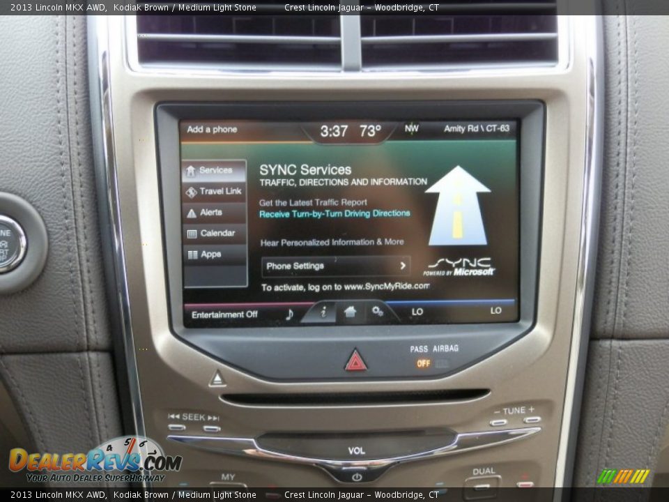 2013 Lincoln MKX AWD Kodiak Brown / Medium Light Stone Photo #15
