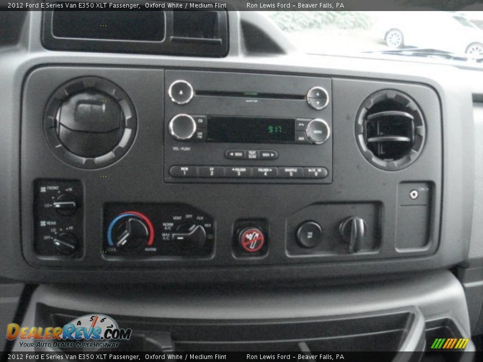 2012 Ford E Series Van E350 XLT Passenger Oxford White / Medium Flint Photo #17