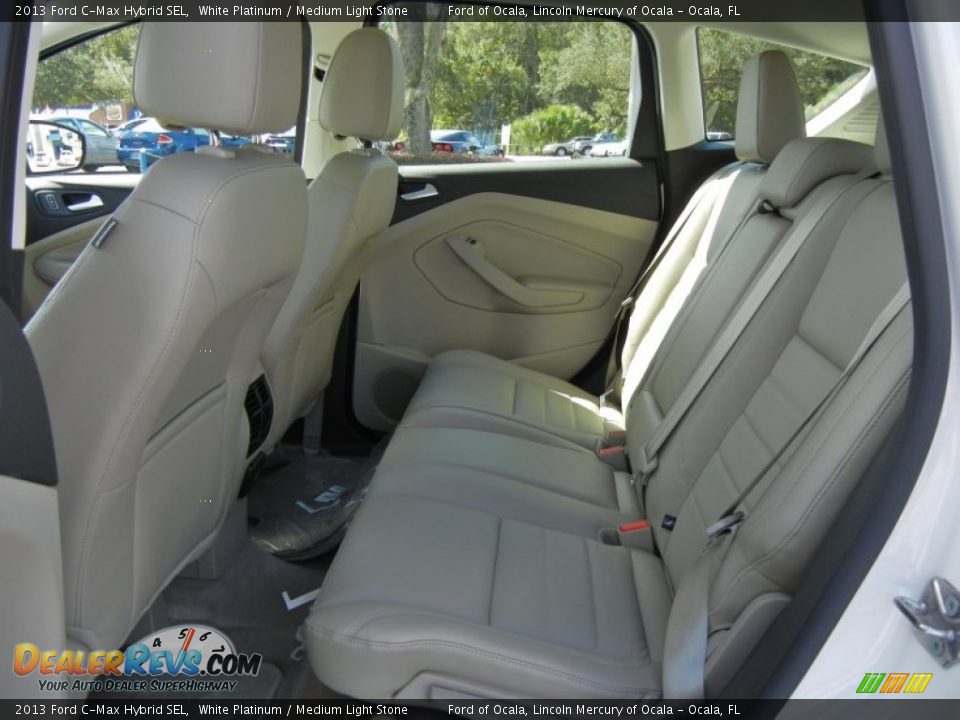 Rear Seat of 2013 Ford C-Max Hybrid SEL Photo #7