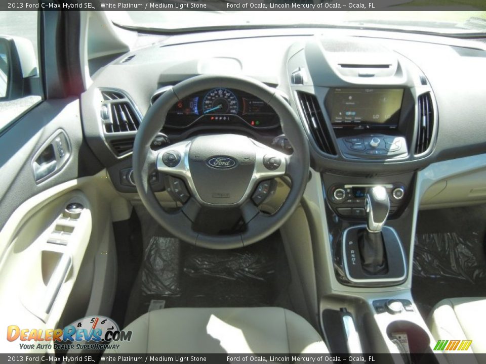 Dashboard of 2013 Ford C-Max Hybrid SEL Photo #8