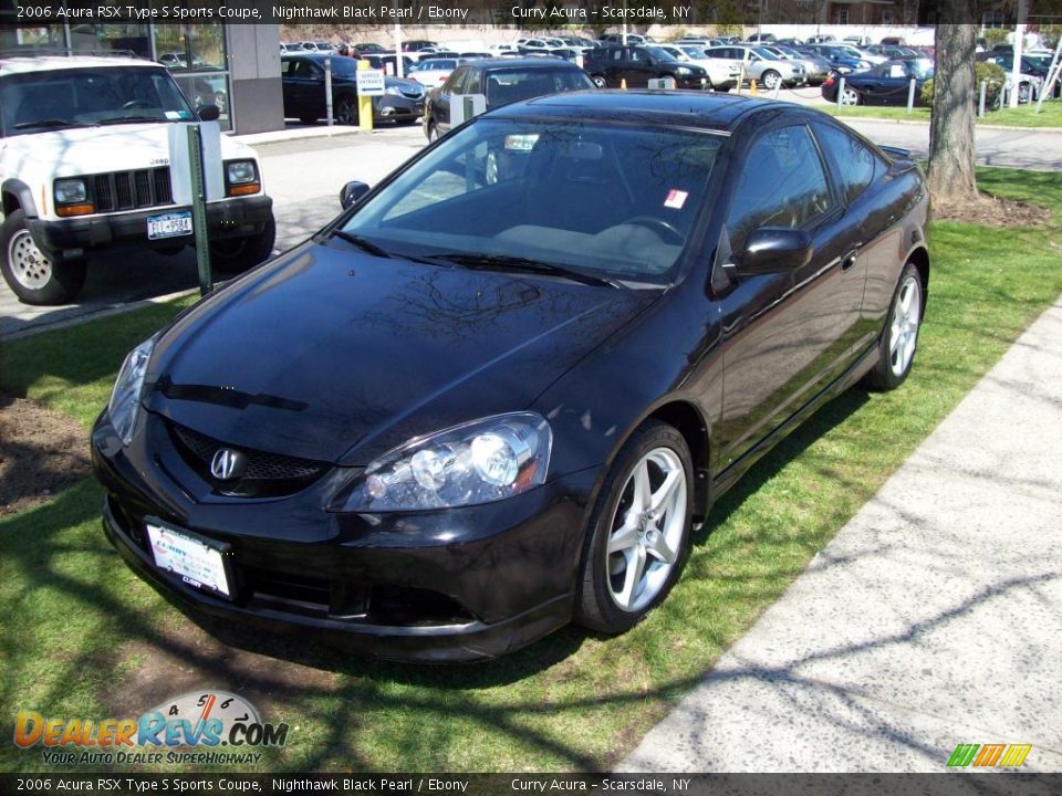 2006 Acura RSX Type S Sports Coupe Nighthawk Black Pearl / Ebony Photo