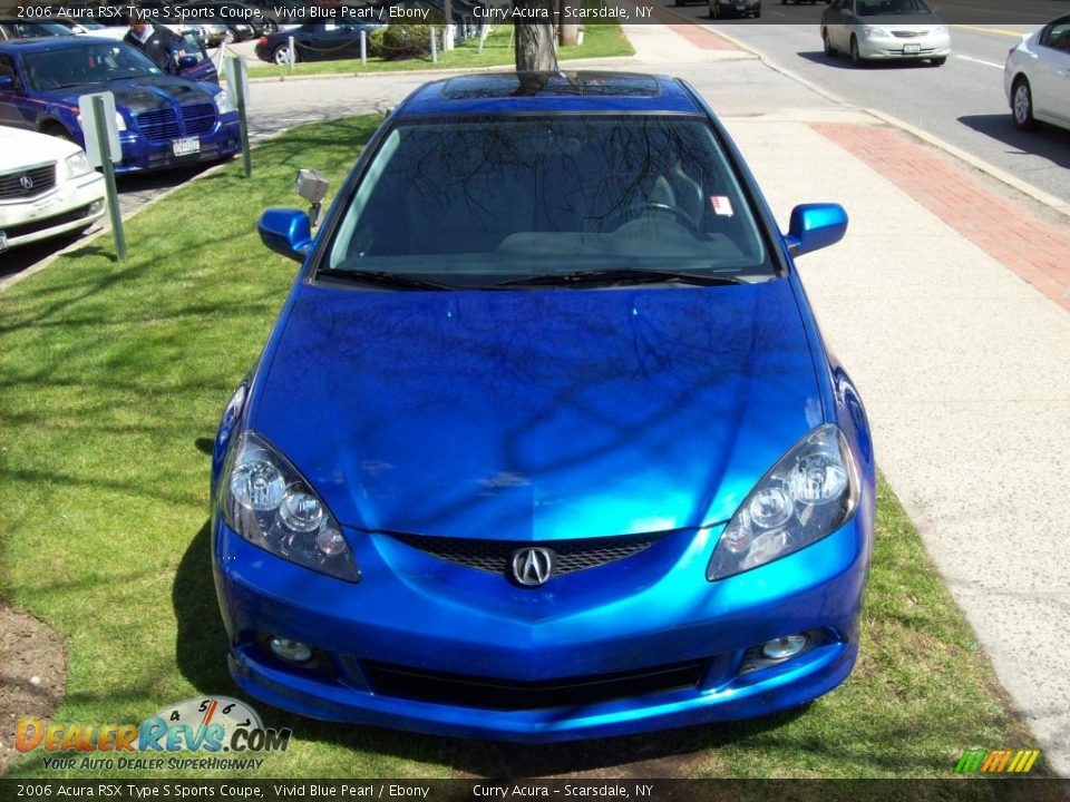 2006 Acura RSX Type S Sports Coupe Vivid Blue Pearl / Ebony Photo #2