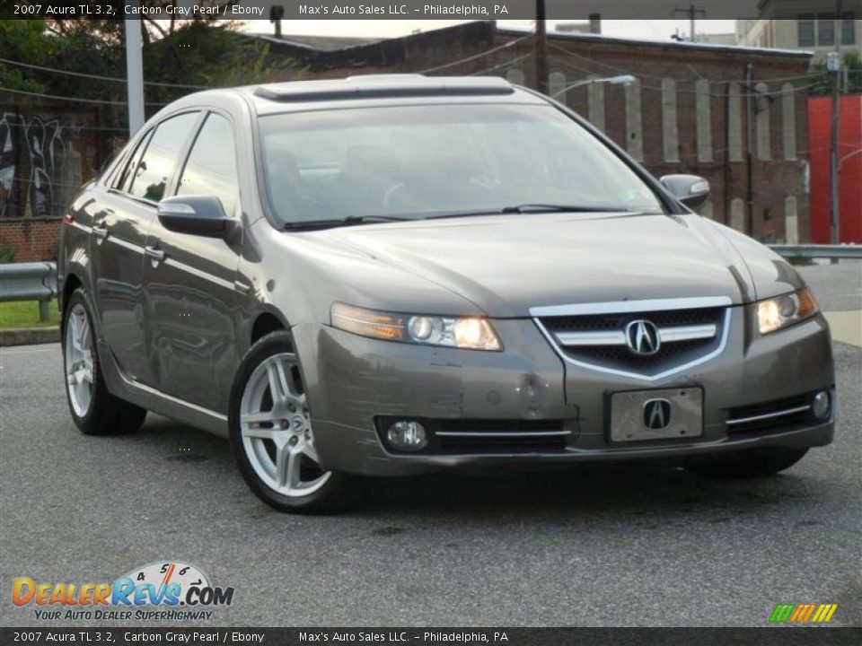2007 Acura TL 3.2 Carbon Gray Pearl / Ebony Photo #1