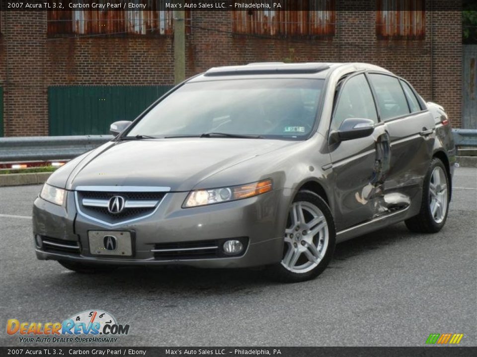 2007 Acura TL 3.2 Carbon Gray Pearl / Ebony Photo #2