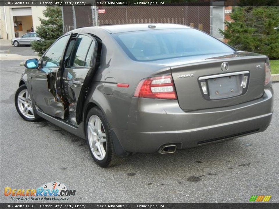 2007 Acura TL 3.2 Carbon Gray Pearl / Ebony Photo #4