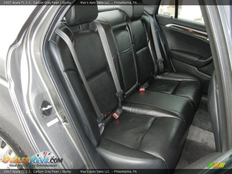 Rear Seat of 2007 Acura TL 3.2 Photo #7