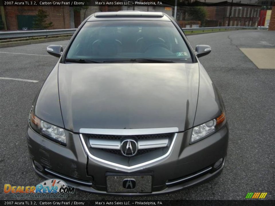2007 Acura TL 3.2 Carbon Gray Pearl / Ebony Photo #10