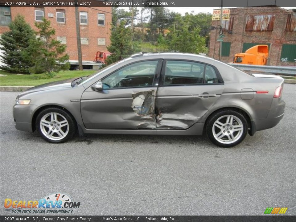 2007 Acura TL 3.2 Carbon Gray Pearl / Ebony Photo #11