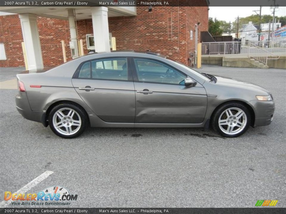 2007 Acura TL 3.2 Carbon Gray Pearl / Ebony Photo #13