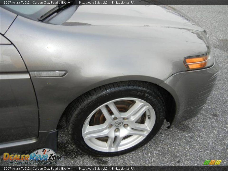 2007 Acura TL 3.2 Carbon Gray Pearl / Ebony Photo #14
