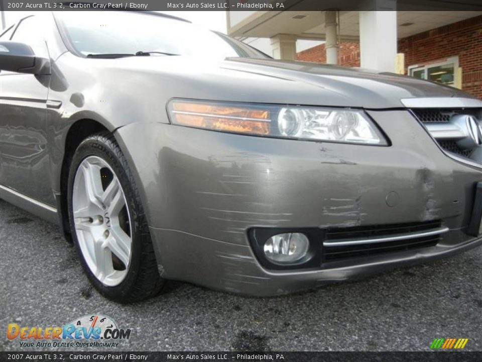 2007 Acura TL 3.2 Carbon Gray Pearl / Ebony Photo #17