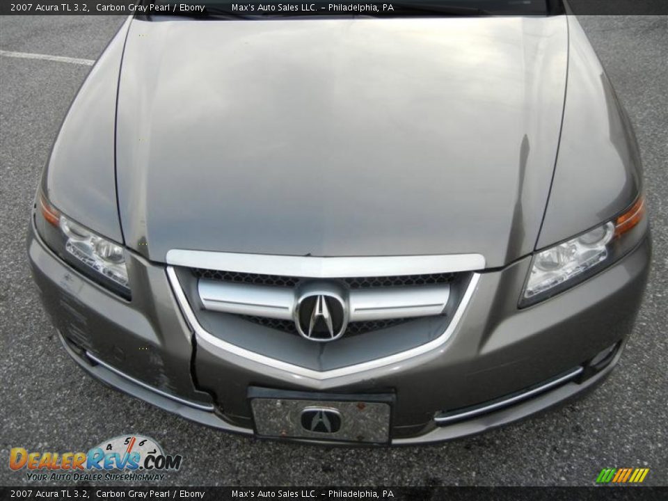 2007 Acura TL 3.2 Carbon Gray Pearl / Ebony Photo #18
