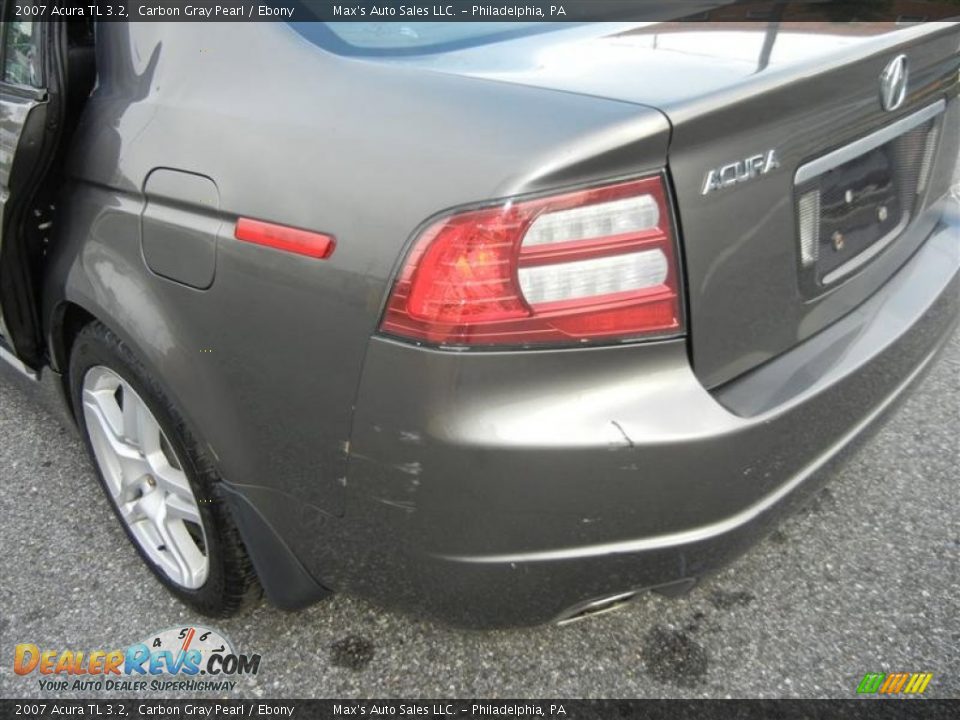 2007 Acura TL 3.2 Carbon Gray Pearl / Ebony Photo #28