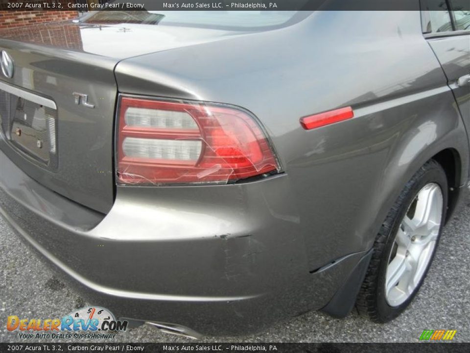 2007 Acura TL 3.2 Carbon Gray Pearl / Ebony Photo #33