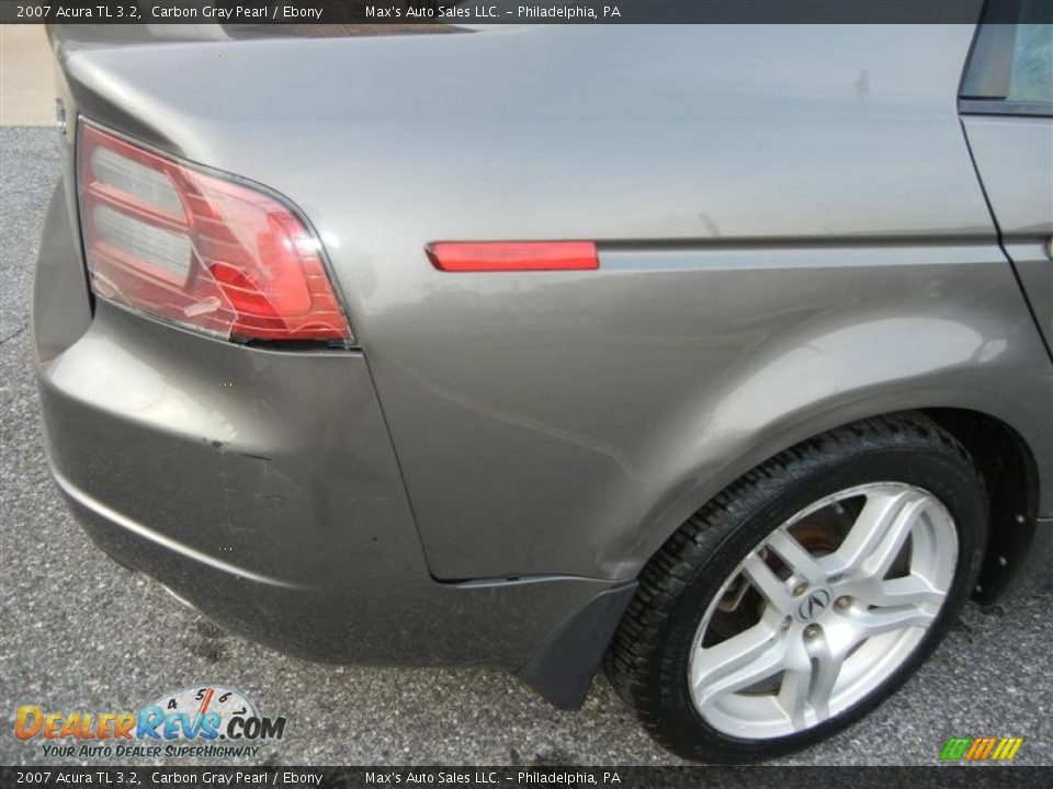 2007 Acura TL 3.2 Carbon Gray Pearl / Ebony Photo #35