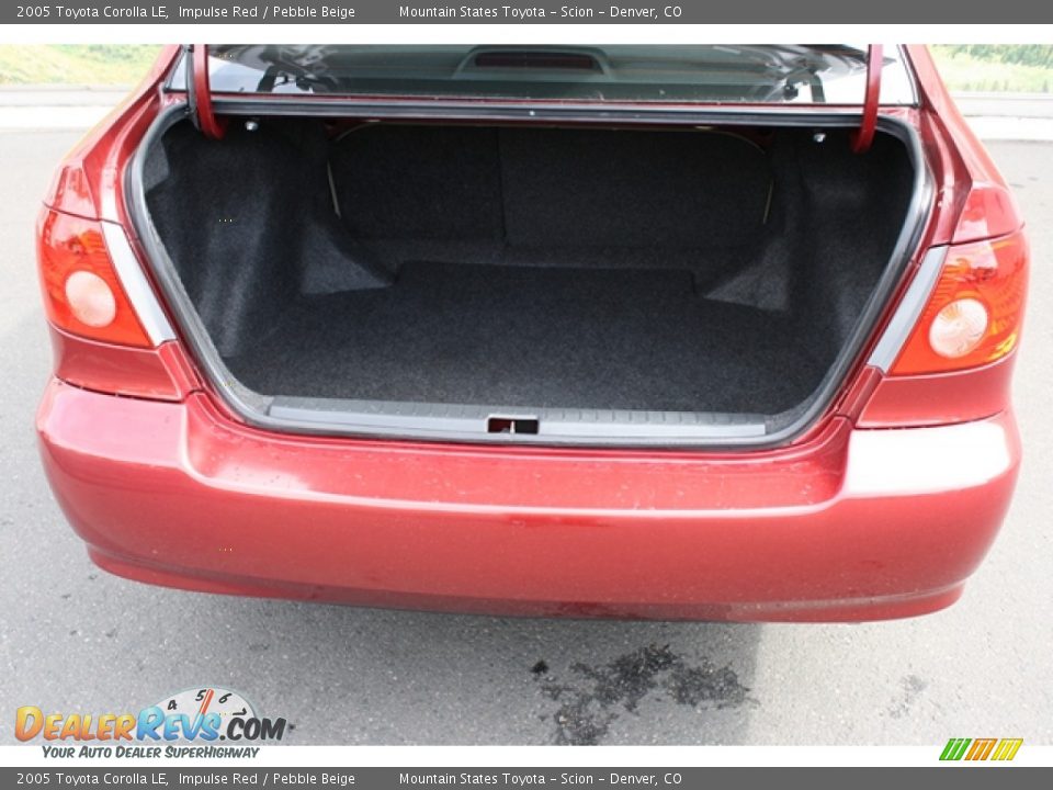 2005 Toyota Corolla LE Impulse Red / Pebble Beige Photo #18