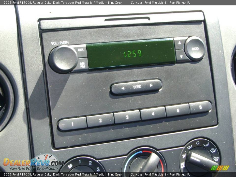 2005 Ford F150 XL Regular Cab Dark Toreador Red Metallic / Medium Flint Grey Photo #29