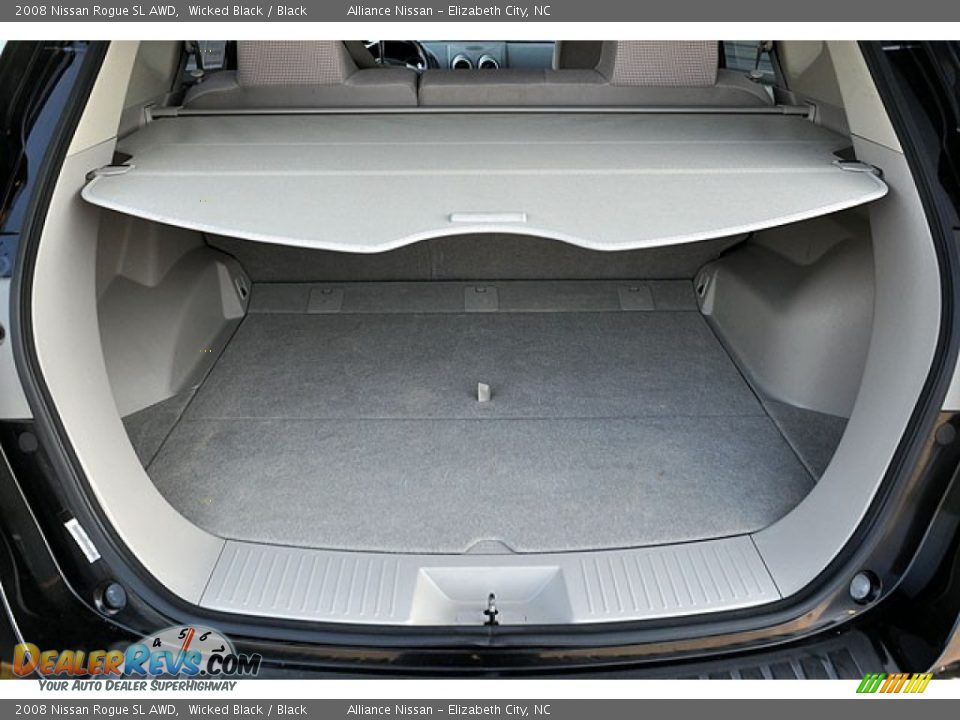 2008 Nissan Rogue SL AWD Wicked Black / Black Photo #15