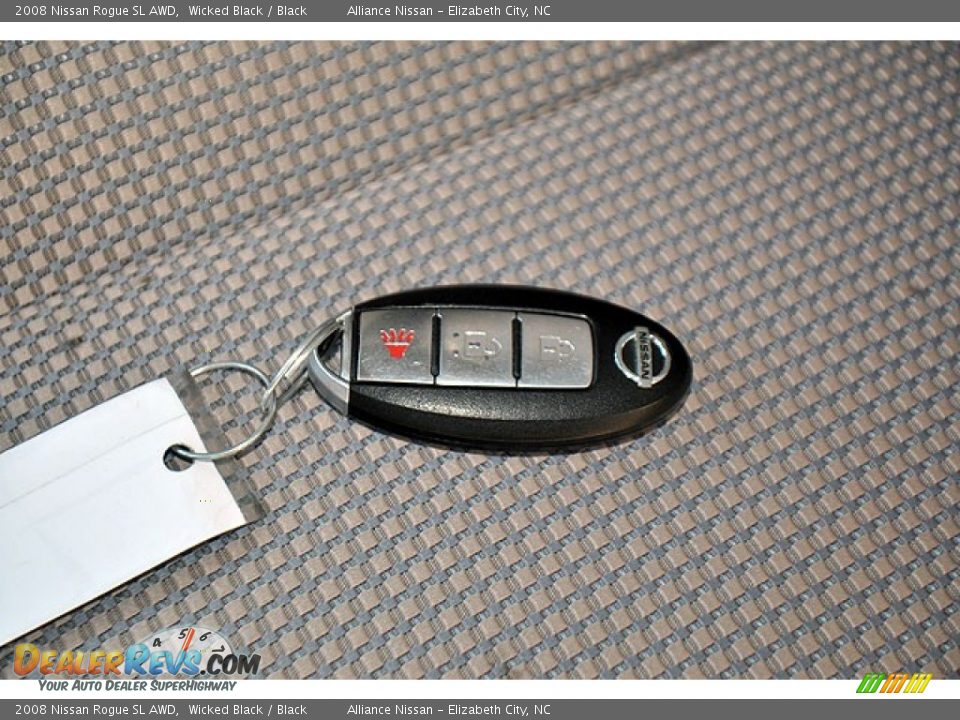 2008 Nissan Rogue SL AWD Wicked Black / Black Photo #20
