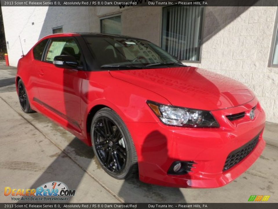 Front 3/4 View of 2013 Scion tC Release Series 8.0 Photo #7