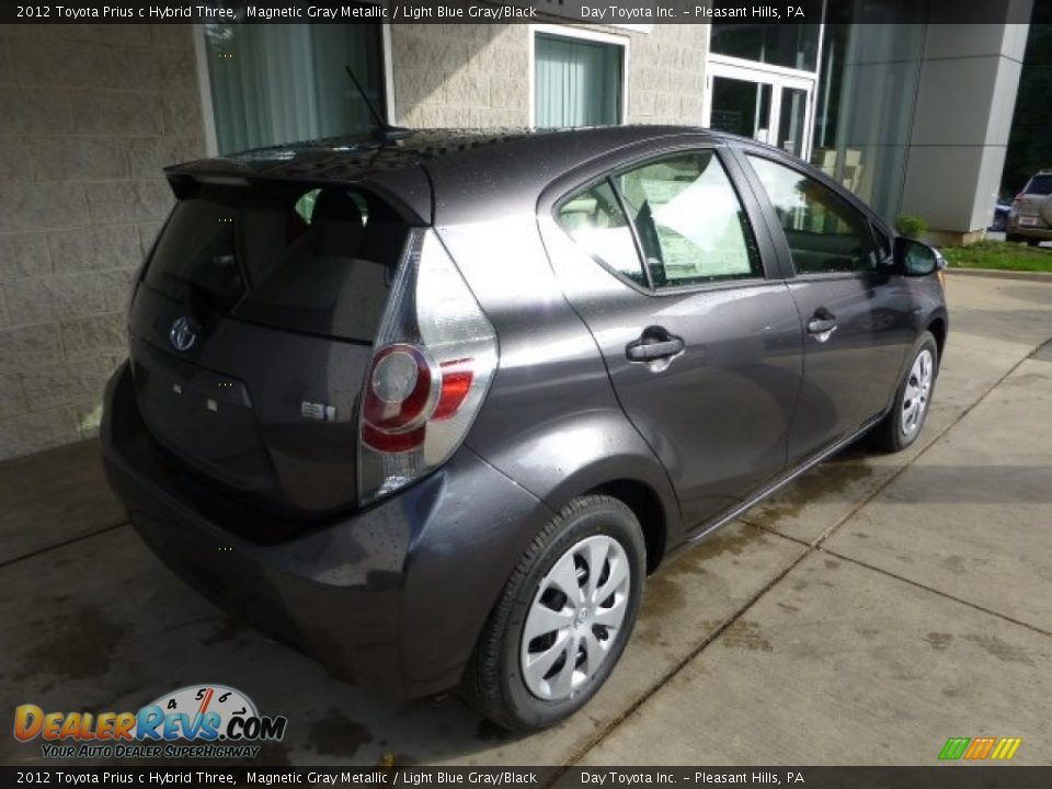 2012 Toyota Prius c Hybrid Three Magnetic Gray Metallic / Light Blue Gray/Black Photo #2