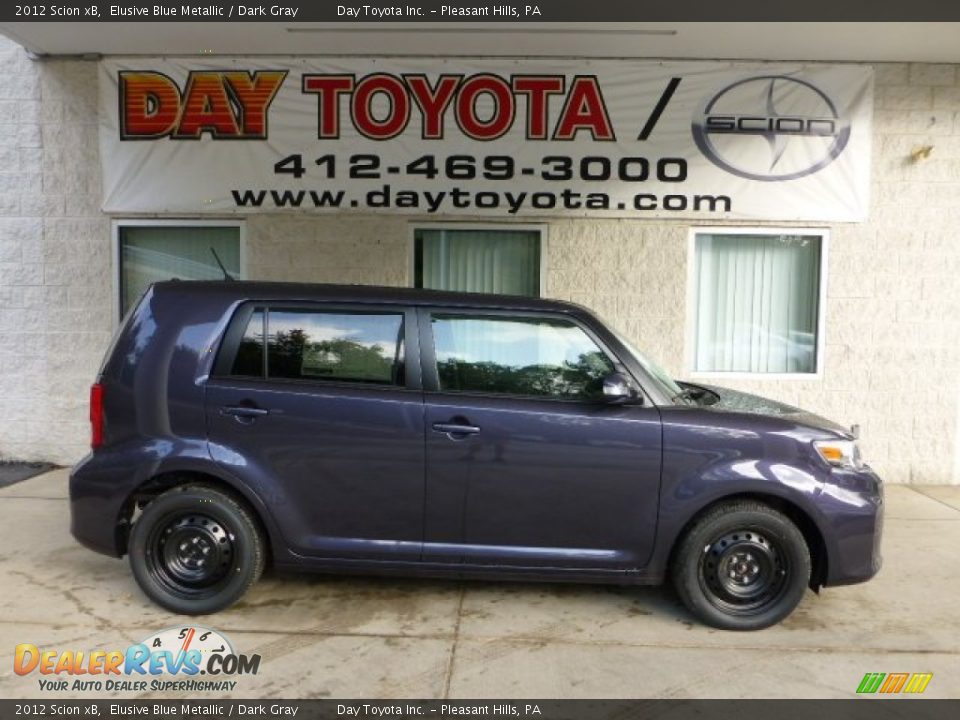 2012 Scion xB Elusive Blue Metallic / Dark Gray Photo #1