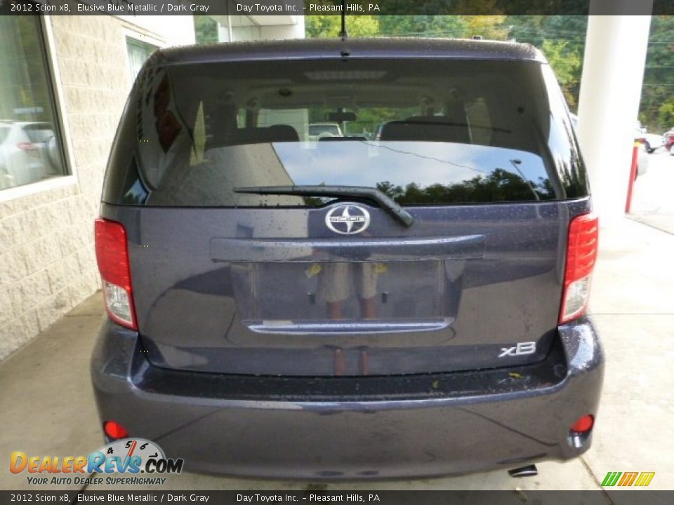 2012 Scion xB Elusive Blue Metallic / Dark Gray Photo #3