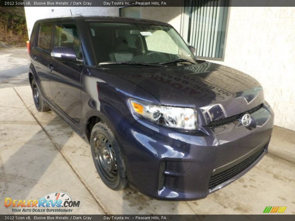 2012 Scion xB Elusive Blue Metallic / Dark Gray Photo #7