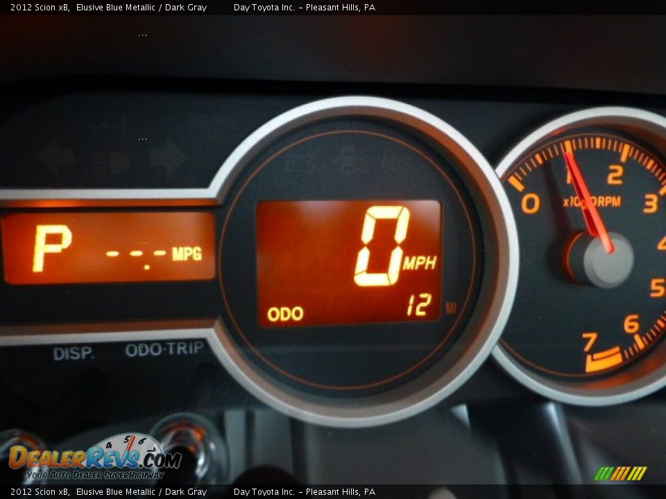 2012 Scion xB Elusive Blue Metallic / Dark Gray Photo #19