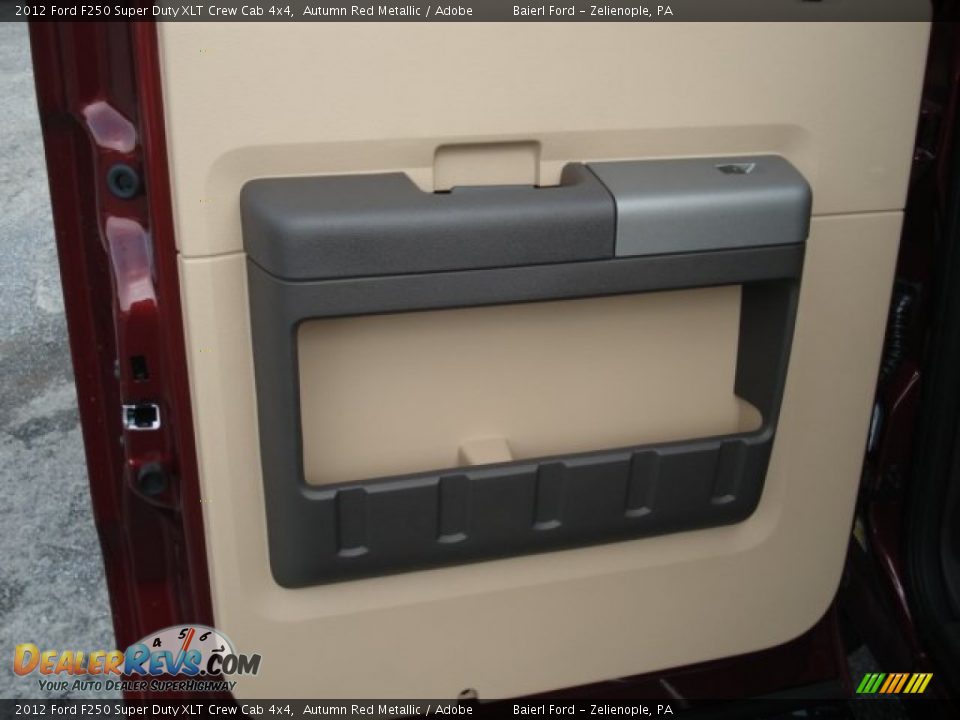 2012 Ford F250 Super Duty XLT Crew Cab 4x4 Autumn Red Metallic / Adobe Photo #14