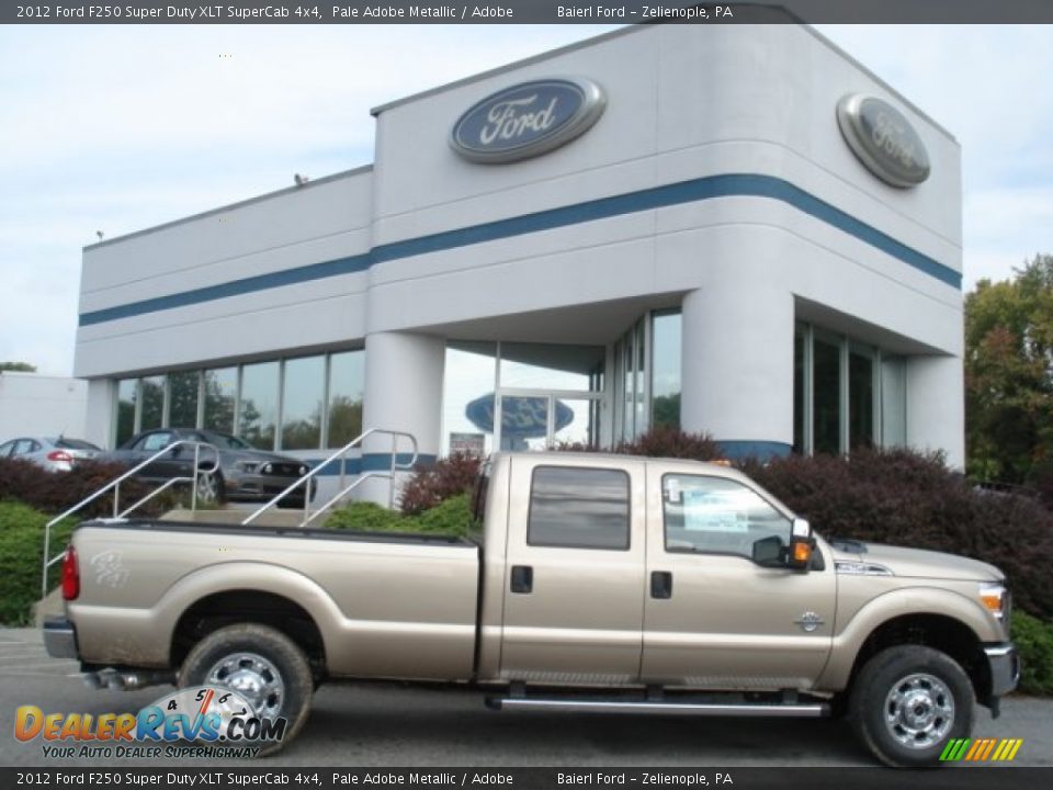 2012 Ford F250 Super Duty XLT SuperCab 4x4 Pale Adobe Metallic / Adobe Photo #1