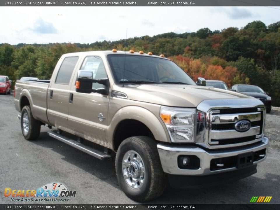 2012 Ford F250 Super Duty XLT SuperCab 4x4 Pale Adobe Metallic / Adobe Photo #2