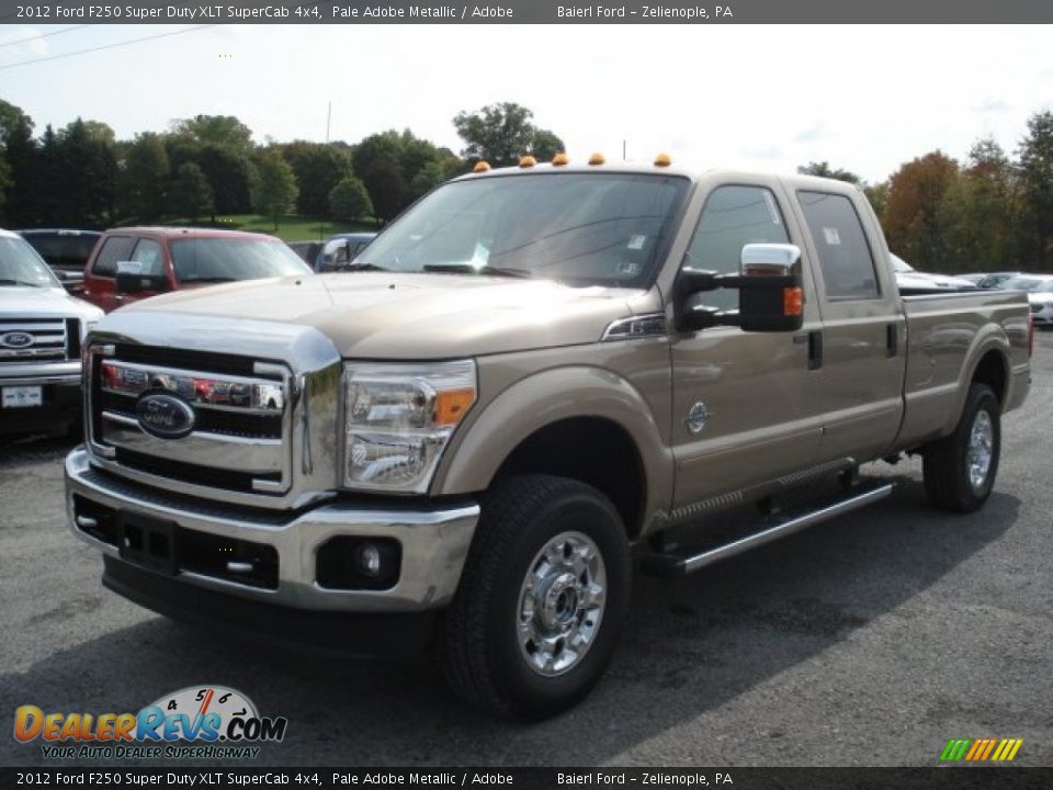2012 Ford F250 Super Duty XLT SuperCab 4x4 Pale Adobe Metallic / Adobe Photo #4
