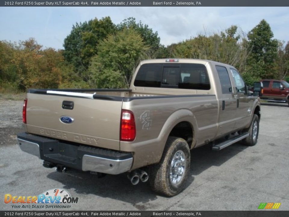 2012 Ford F250 Super Duty XLT SuperCab 4x4 Pale Adobe Metallic / Adobe Photo #8