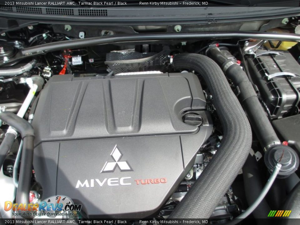 2013 Mitsubishi Lancer RALLIART AWC 2.0 Liter Turbocharged DOHC 16-Valve MIVEC 4 Cylinder Engine Photo #10
