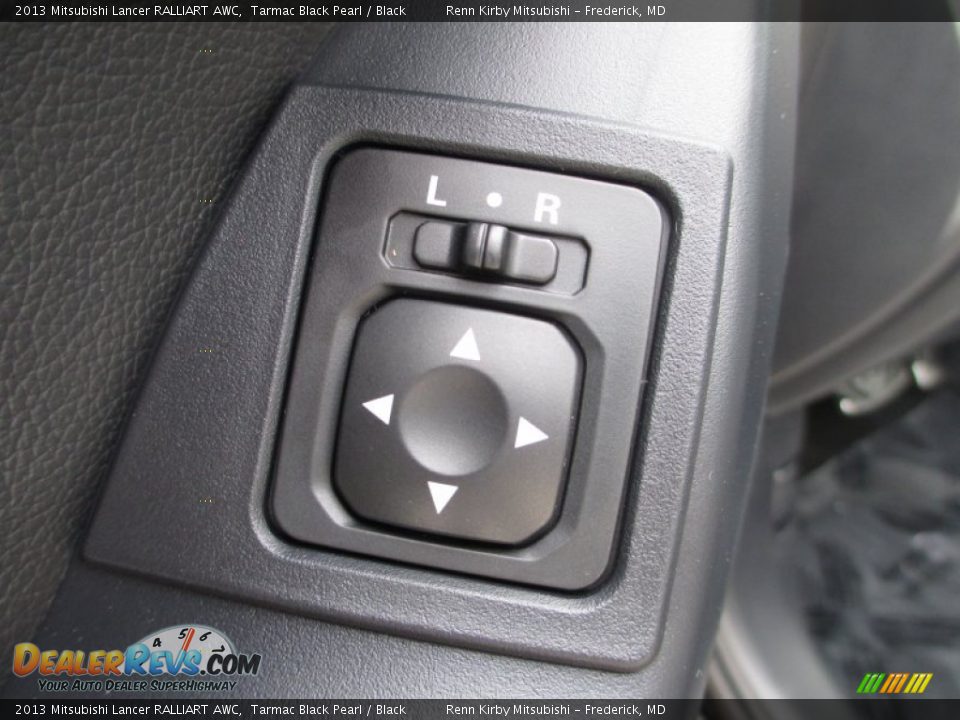 2013 Mitsubishi Lancer RALLIART AWC Tarmac Black Pearl / Black Photo #17