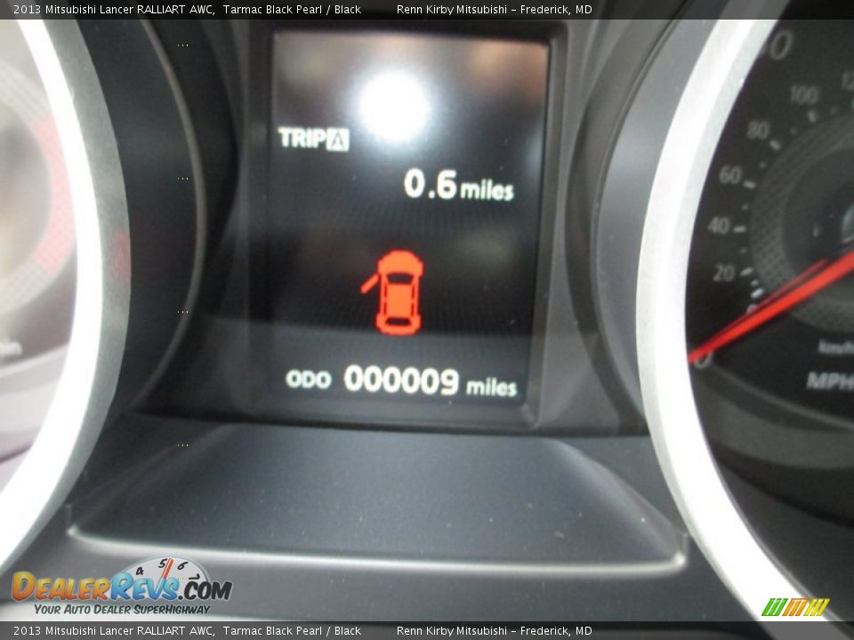 2013 Mitsubishi Lancer RALLIART AWC Tarmac Black Pearl / Black Photo #18